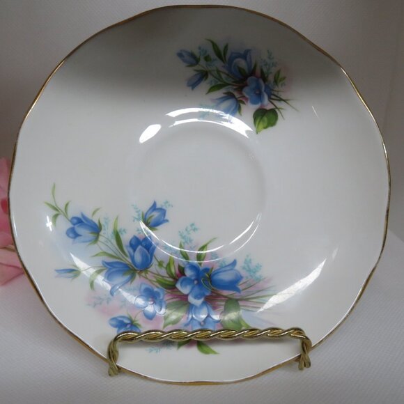 Duchess TEACUP & Saucer Bluebells Floral Vintage (K618) - Picture 5 of 8